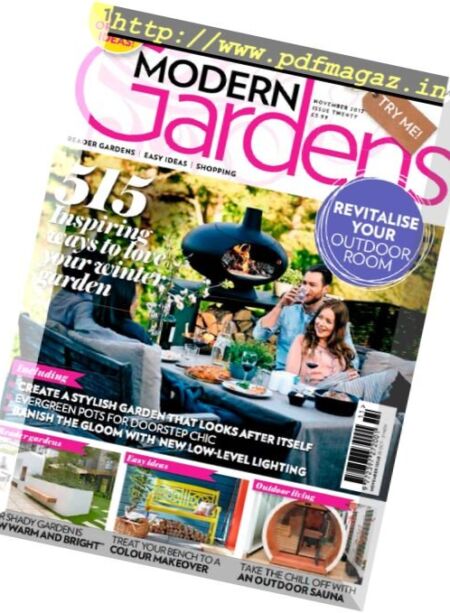 Modern Gardens – November 2017 Cover
