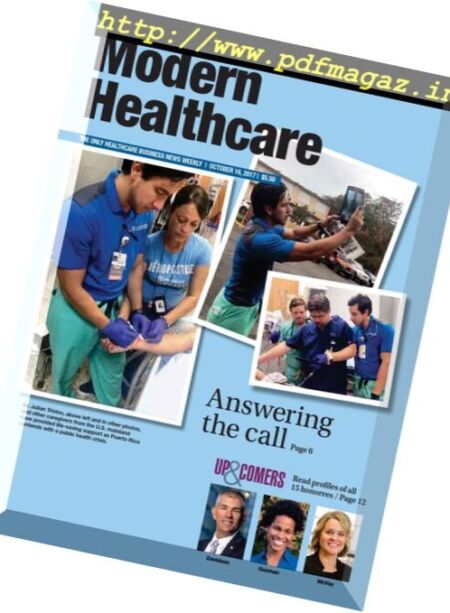 Modern Healthcare – 16 October 2017 Cover