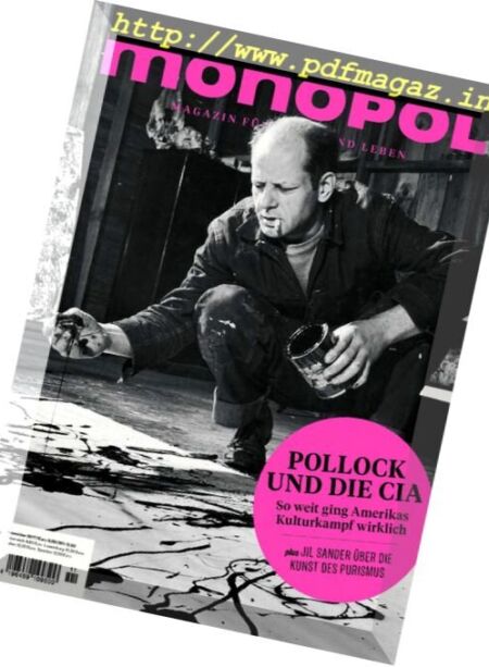 Monopol – November 2017 Cover