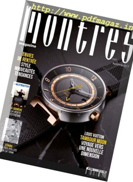 Montres Magazine – Automne 2017 Cover
