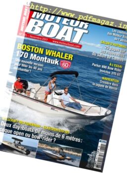 Moteur Boat – Novembre 2017