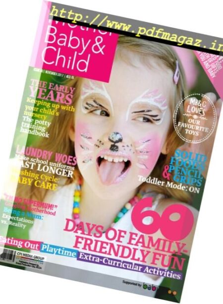 Mother Baby & Child – November 2017 Cover