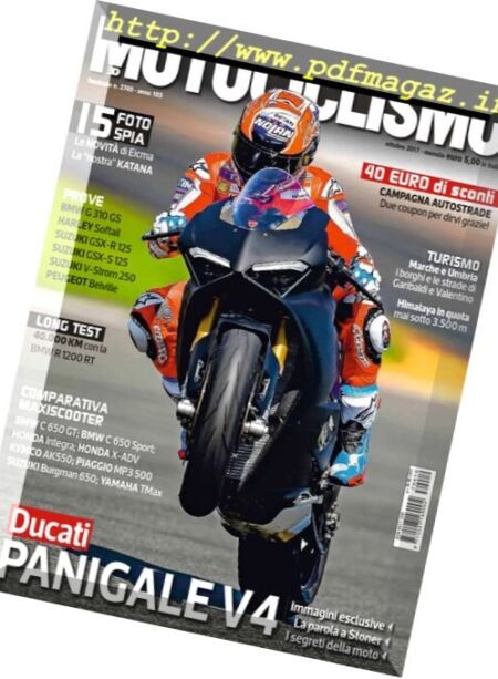 Motociclismo Italia – Ottobre 2017 Cover