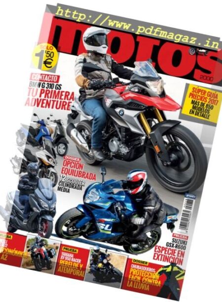 Motos Spain – noviembre 2017 Cover