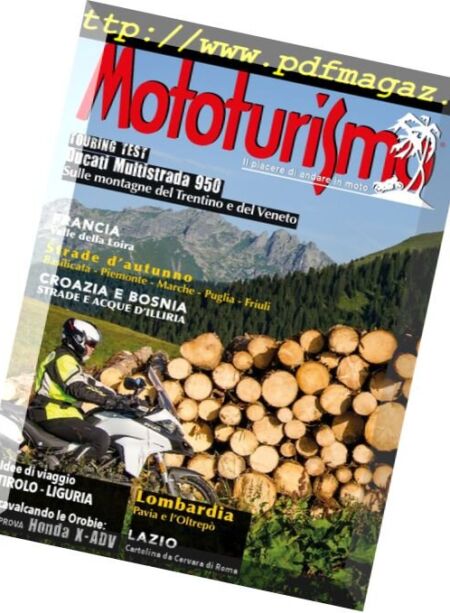 Mototurismo – Settembre-Ottobre 2017 Cover