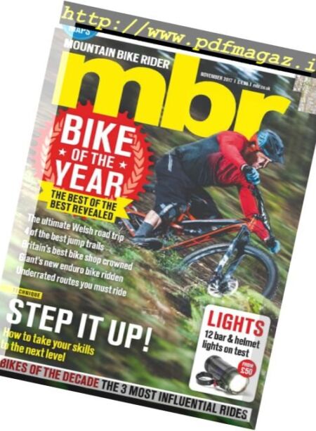 Mountain Bike Rider – November 2017 Cover