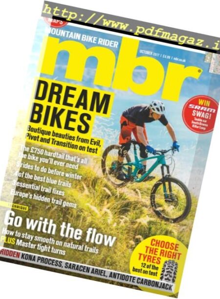 Mountain Bike Rider – October 2017 Cover