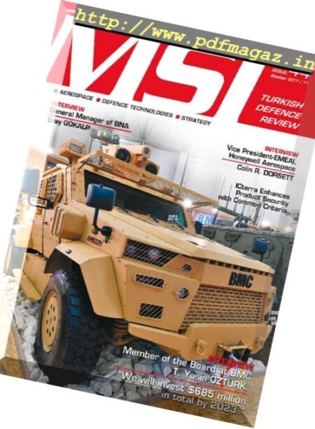 MSI Turkish Defence Review – October 2017 Cover