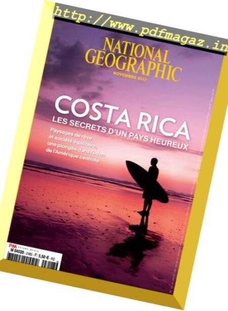 National Geographic France – Novembre 2017 Cover