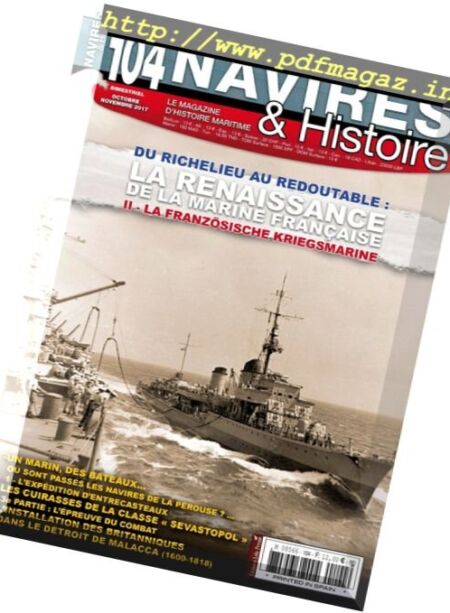 Navires & Histoire – Octobre-Novembre 2017 Cover