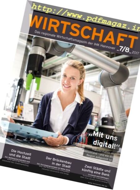 Niedersachsische Wirtschaft – Juli-August 2017 Cover