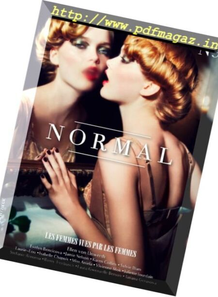 Normal Magazine – Septembre 2017 Cover