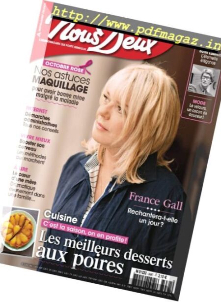 Nous Deux – 10 au 16 Octobre 2017 Cover