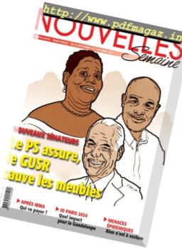 Nouvelles Semaine – 29 Septembre au 5 Octobre 2017