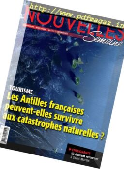 Nouvelles Semaine – 6 au 12 Octobre 2017
