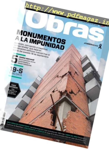 Obras – noviembre 2017 Cover