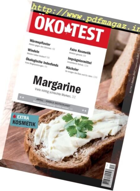 Okotest Magazin – Oktober 2017 Cover