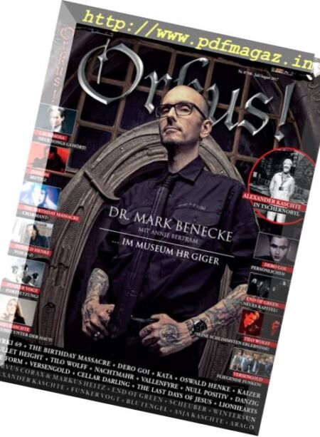 Orkus! Germany – Juli-August 2017 Cover