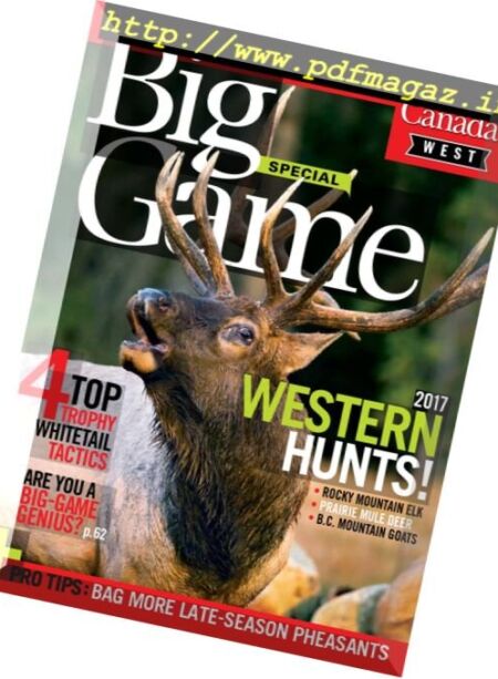 Outdoor Canada – Big Game West 2017 Cover