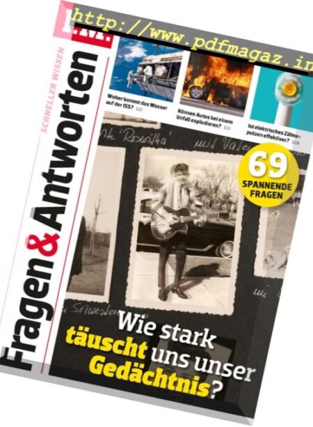 P.M. Fragen & Antworten – November 2017 Cover