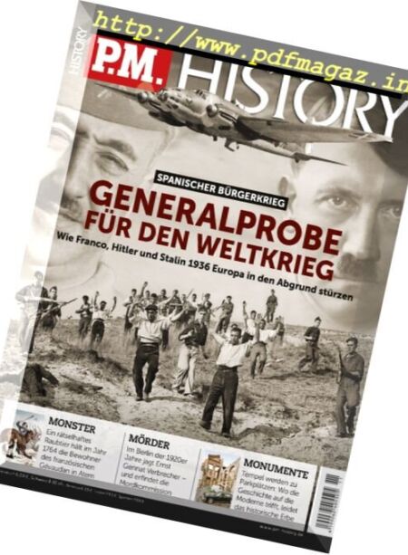 P.M. History – November 2017 Cover