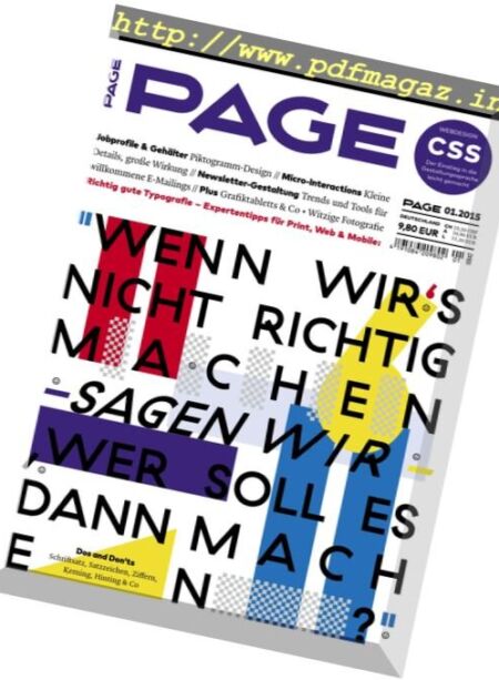 Page – Januar 2015 Cover