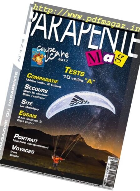 Parapente Mag – Octobre-Novembre 2017 Cover