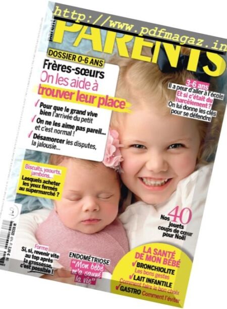 Parents France – Decembre 2017 Cover