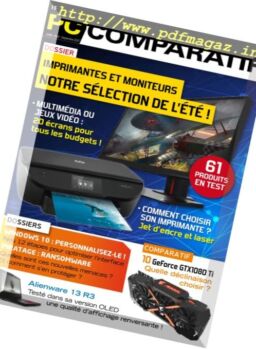 PC Comparatif – Juillet-Aout-Septembre 2017