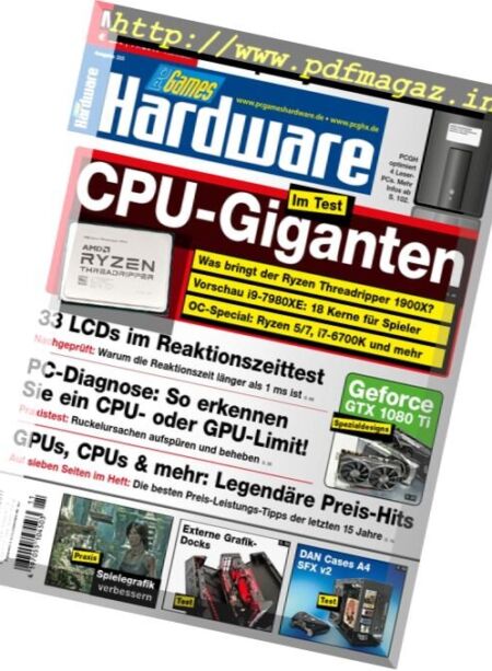 PC Games Hardware Germany – November 2017 Cover