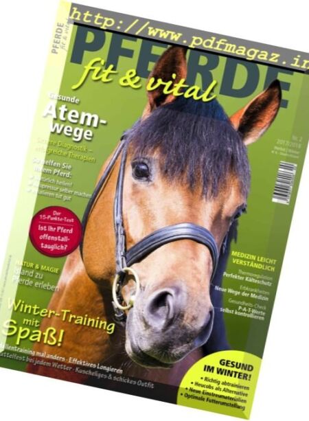 Pferde fit & vital – Herbst-Winter 2017-2018 Cover