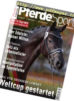 Pferdesport International – 29. Oktober 2017