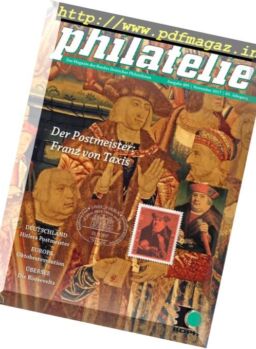 Philatelie – November 2017