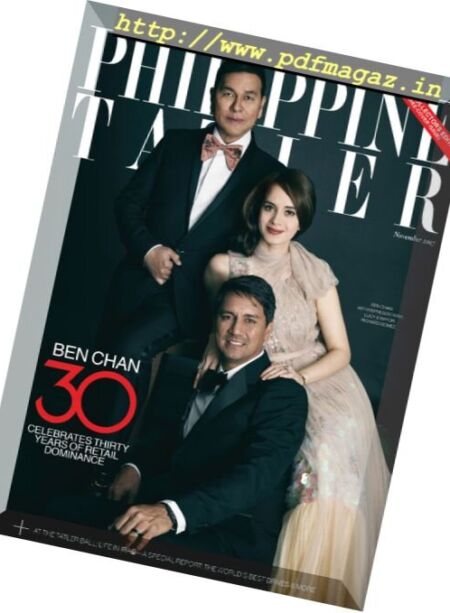 Philippine Tatler – November 2017 Cover