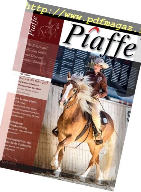 Piaffe – Nr.2, 2017 Cover