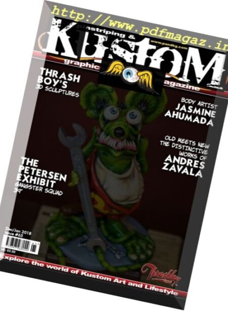 Pinstriping & Kustom Graphics – (English Edition) – December 2017 Cover