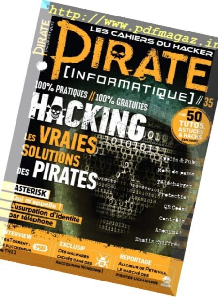 Pirate Informatique – Novembre 2017-Janvier 2018 Cover