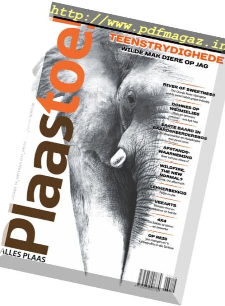 Plaastoe – October 2017 Cover