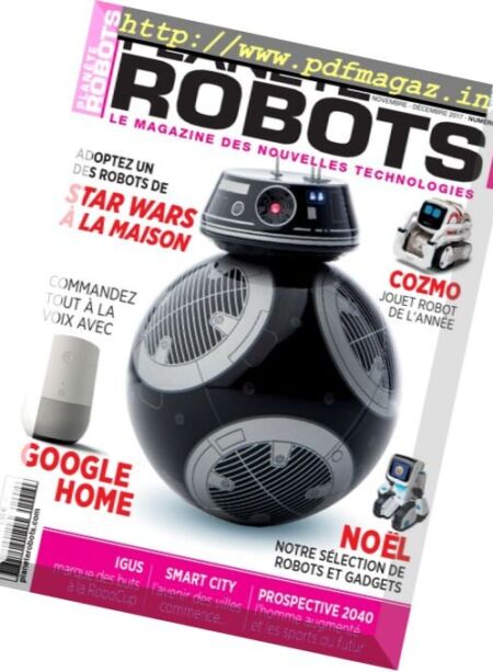 Planete Robots – novembre 2017 Cover