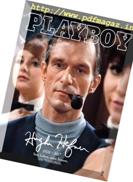 Playboy Germany – Special Edition – Hugh Hefner 2017 Cover