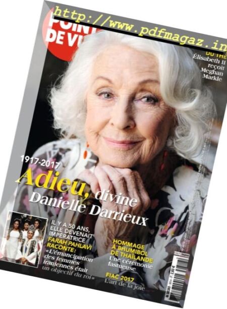 Point de Vue – 25 Octobre 2017 Cover