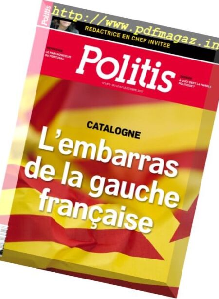Politis – 12 Octobre 2017 Cover