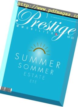 Prestige Immobilier – Juin-Septembre 2017