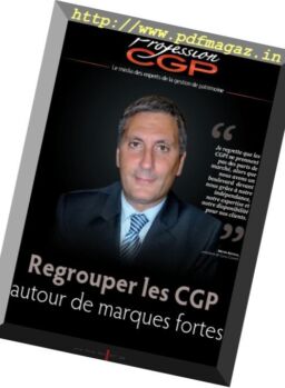 Profession CGP – Janvier-Fevrier-Mars 2017