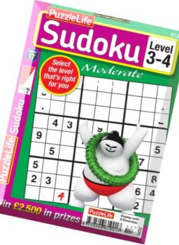 PuzzleLife Sudoku Moderate – Issue 17, 2017
