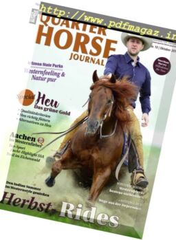 Quarter Horse Journal – Oktober 2017