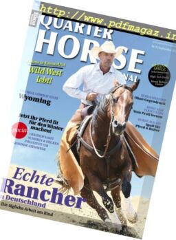 Quarter Horse Journal – September 2017
