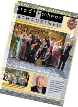 Rathausinfo – September-Oktober 2017