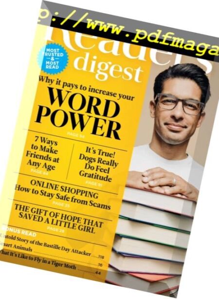 Reader’s Digest AUNZ – November 2017 Cover