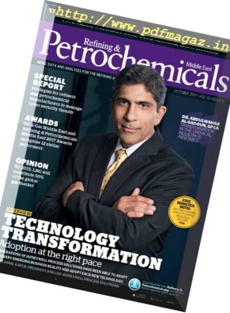 Refining & Petrochemicals Middle East – October 2017 Cover